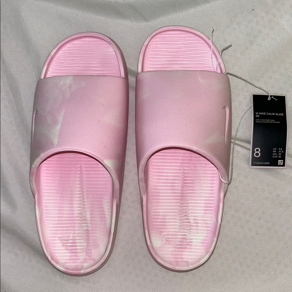 Nike Pink Foam Slide Sandals